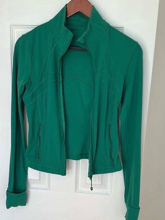 lululemon athletica Jackets & Blazers - Lululemon Define Cropped Jacket Nulu Raceway Green